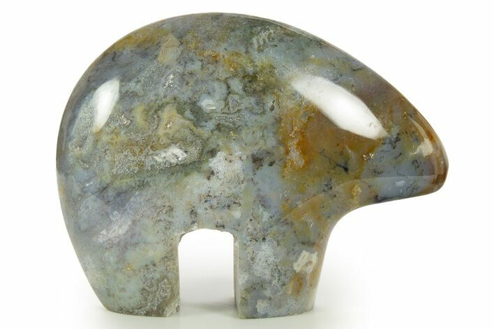 Carved Purple Agate Zuni Bear - California #344885